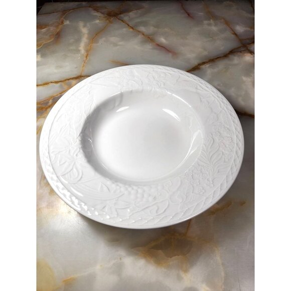 Franciscan Johnson Brothers Country Fayre Set of 8 White White Soup/ Pasta - Picture 4 of 8